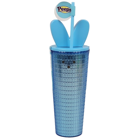 Peeps Blue Bunny Double Wall Tumbler 24.5oz - Picture 1 of 7